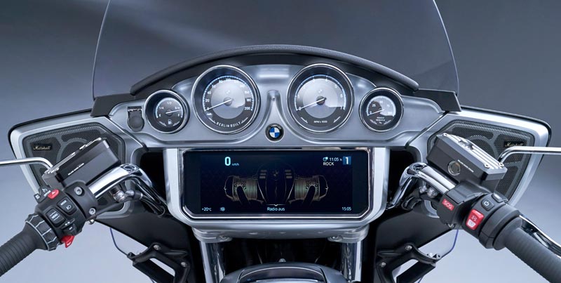 bmw r 18 transcontinental bagger prueba instrumentacion