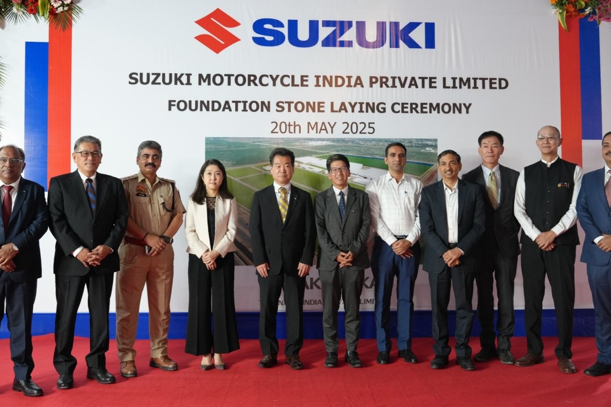 Fotos Suzuki Motos comenzó la construcción de una nueva mega fábrica en India 