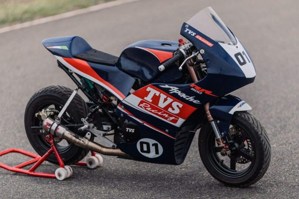 Fotos Conoce la TVS Apache RR 200 Mini GP con la que TVS forma a sus futuros pilotos