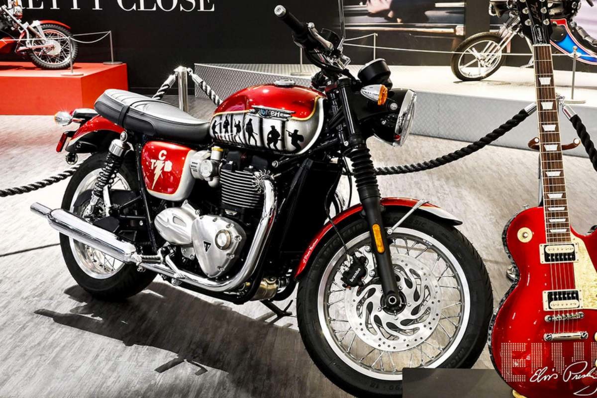 Fotos Triumph está preparando un motocicleta especial con la que rendirá un homenaje a Elvis Presley