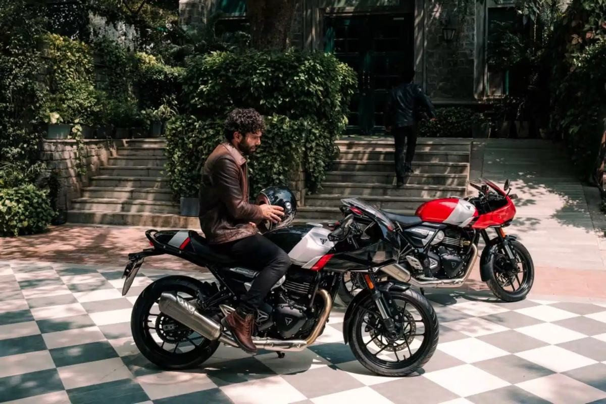 Fotos Antes de su debut mundial a finales de este año, Triumph lanzó la nueva Thruxton 400 cafe racer en la India