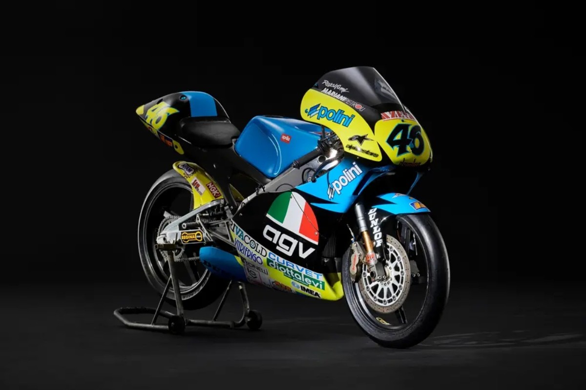 Fotos La primera moto de Gran Premio de Valentino Rossi a subasta