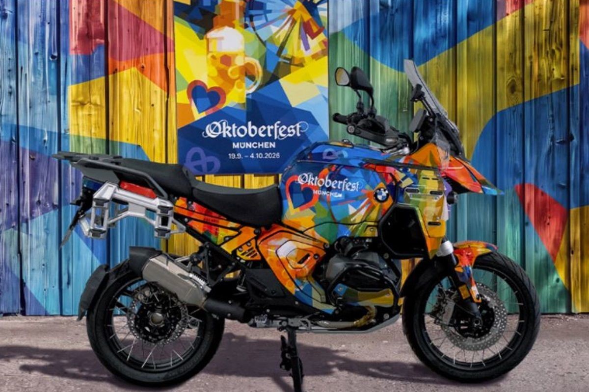 Fotos BMW Motorrad se suma al Oktoberfest 2026 con una colorida R 1300 GS Adventure especial, fruto de la colaboración con ARider