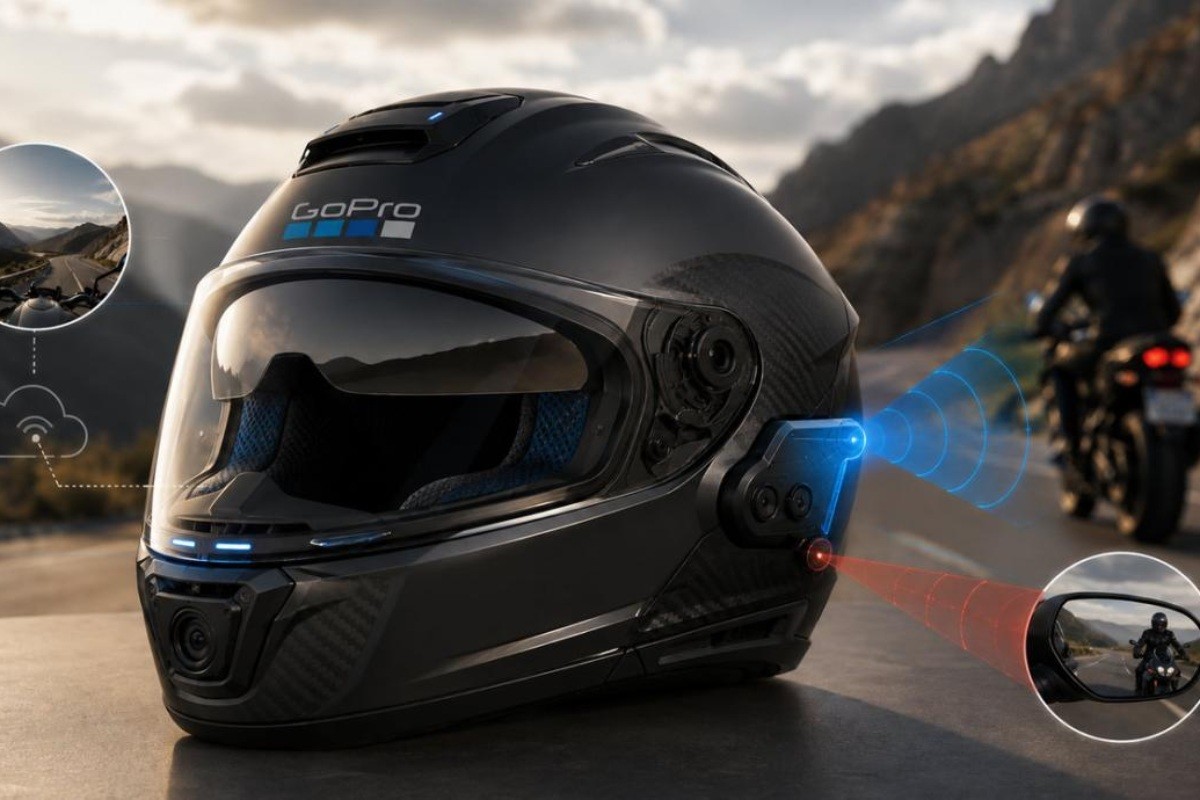Fotos GoPro presentó la patente para el desarrollo de un casco con inteligencia artificial