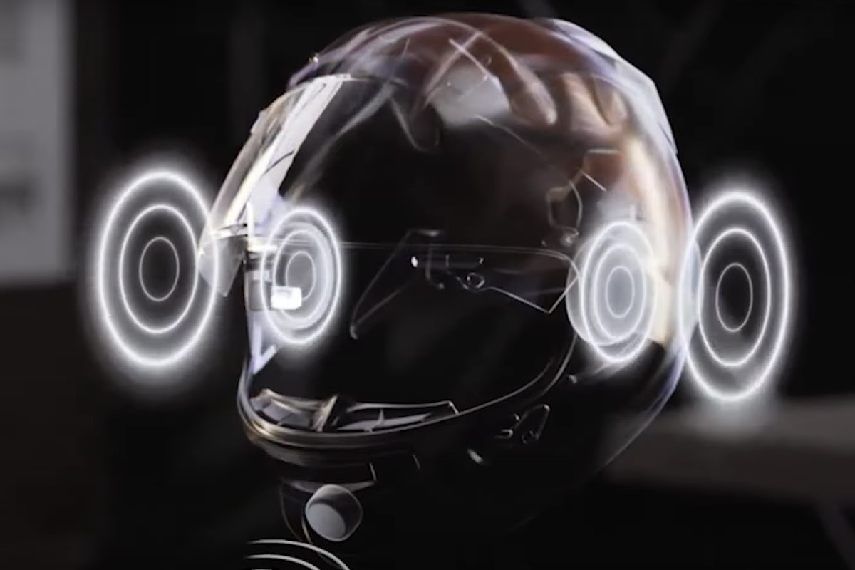 head up display casco 4