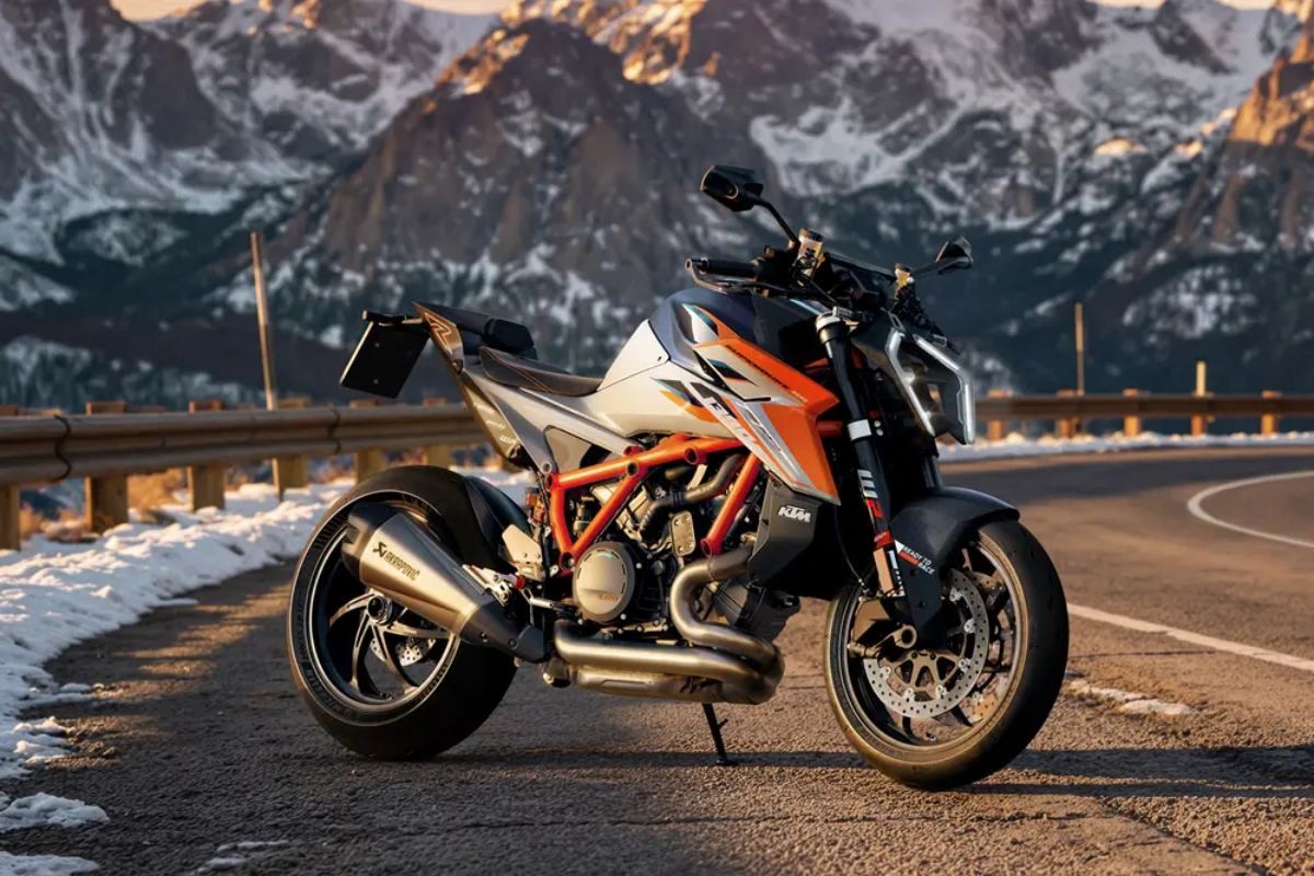 Fotos KTM llevó su Super Duke R V-twin 1390 al siguiente nivel, con una ejecución RR más ligera, avanzada y de edición limitada